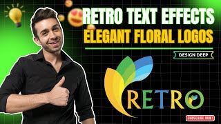 Trending Now! Retro Text Effects & Elegant Floral Logos in Illustrator