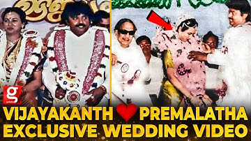 🔴Full Video: Captain Vijayakanth & Premalatha Wedding Video | Unseen Beautiful Moments