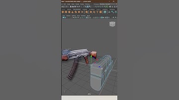 Hard Surface Modeling in Maya - AK47 Gun-Part Tutorial #mayatutorials #mayamodeling