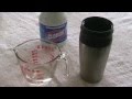 How to clean a stainless steel travel mug How to clean a stainless steel travel mug