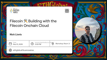 Filecoin - Building with the Filecoin Onchain Cloud I Nick Lionis