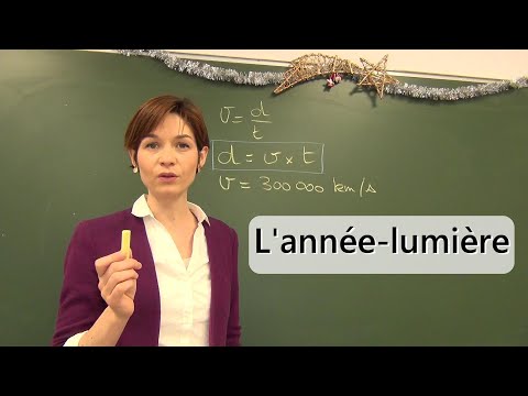 L’ANNÉE-LUMIÈRE, qu'est-ce que