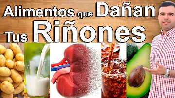 ¿Qué alimentos deben evitar los enfermos renales?