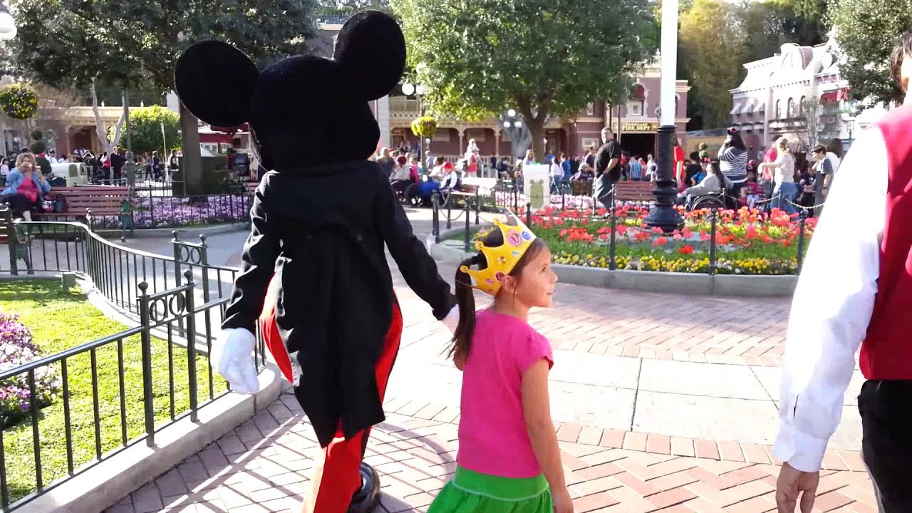 walking with Mickey - YouTube