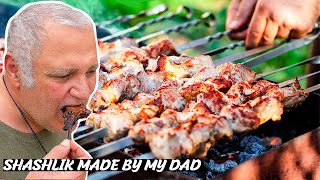 Making Grilled Lamb With My Dad ASMR