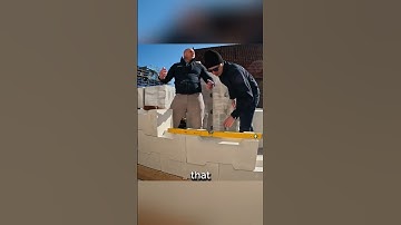 This New Brick System Builds Homes Faster and Cleaner#shorts