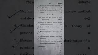 MPC 003 Personality Theories and Assessment Term End Examination June 2025 question paper