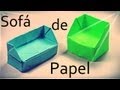 Sofá de papel - Origami