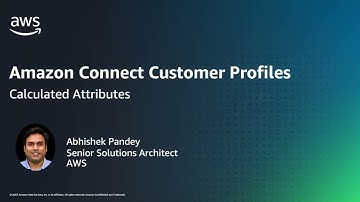 Calculated Attributes for Amazon Connect Customer Profiles | Amazon Web Services