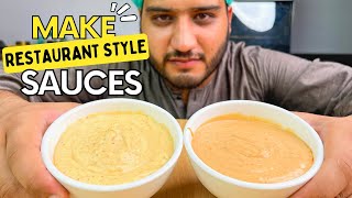 Restaurant Style Sauces Recipe | Perfect for Fast Food Burgers (Commercial)