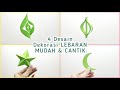 DIY ORIGAMI | 4 desain mudah dekorasi untuk Lebaran | Dekorasi Gantungan hiasan rumah dari kertas