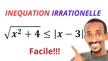 Inéquation irrationnelle, explication simple : techniques et astuces
