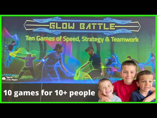 Four Glow Party Activities - Starlux Games