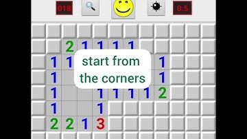 how to play minesweeper very easy tutorial, full video is in my channel