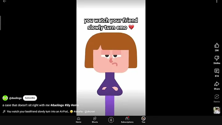 a case that doesn't sit right with me #duolingo #lily #emo.