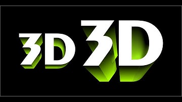 Como Hacer Efecto 3D en Corel Draw | How to Make 3D Effect in Corel Draw