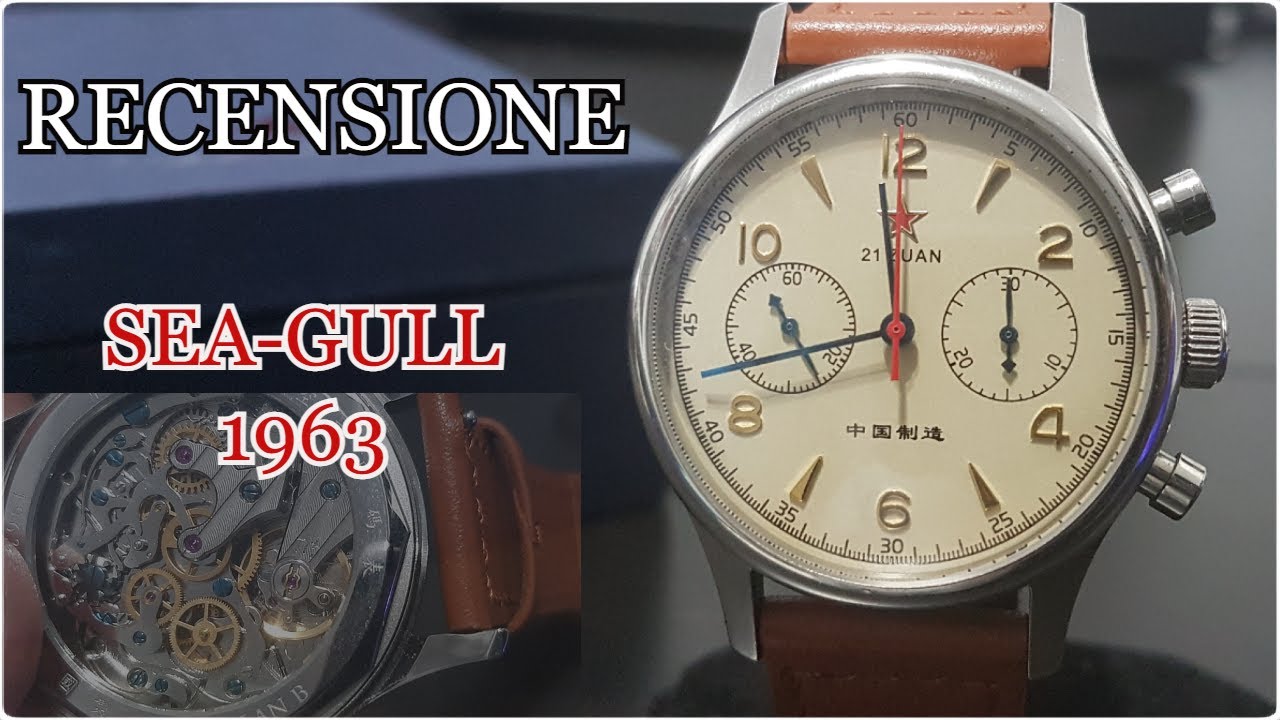 Recensione Riedizione SEAGULL 1963 ⌚ Cronografo Meccanico SUPER Economico -  YouTube
