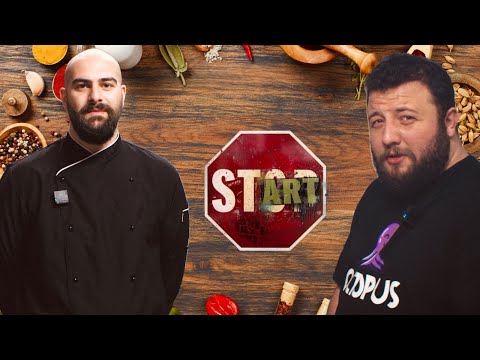 ბურგერი | KitchenBrossული | შებოლილი ცოტნე და ალაპარაკებული საბა