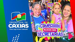 Bloco das Secretarias fazem esquenta do Carnaval 2026 na Rua das Sombrinhas