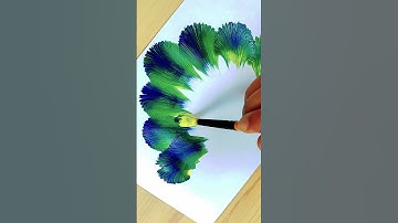 Great Peacock🐦 Art😱 |  Shay Art #shayart #shorts #AShortADay #trending #viral #art