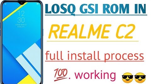 Realme c2 custom rom android 10 Install and any project treble device (using TWRP)  [HERO TECH]