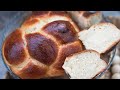 Пасхальный хлеб (каравай) на закваске/Sourdough Easter Bread/Сдобное тесто на закваске для булочек