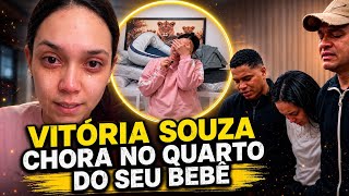 ELA NÃO CONSEGUIU SEGURAR AS LÁGRIMAS... 😢 | VITÓRIA SOUZA CHORA PELO FILHO