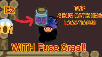 GraalOnlineClassic|Top 4 Bug Catching Locations!|WITH Fuse Graal