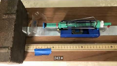 Cart & Brick Collision - 2 Rings on Cart - Lesson 13, Unit 8.1 Contact Forces