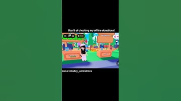 Day 5 of checking my offline donations!! #shark #roblox #pleasedonate