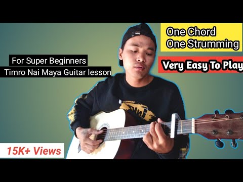Timro Nai Maya Lagdacha Saili Guitar Lesson || Jhalakman Gandharva