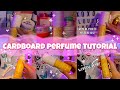 🌴💫CARDBOARD PERFUME FULL TUTORIAL☀️🏝