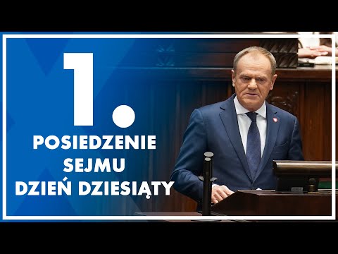 1. Posiedzenie Sejmu - dzień dziesiąty,  12 grudnia 2023 r.