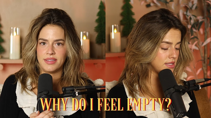 why do i feel empty? | Christ With Coffee On Ice