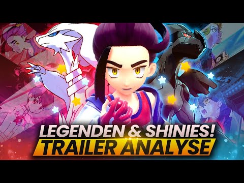 LEGENDÄRE POKÉMON, SHINY EVENTS & MEHR! | Karmesin & Purpur DLC Trailer Analyse