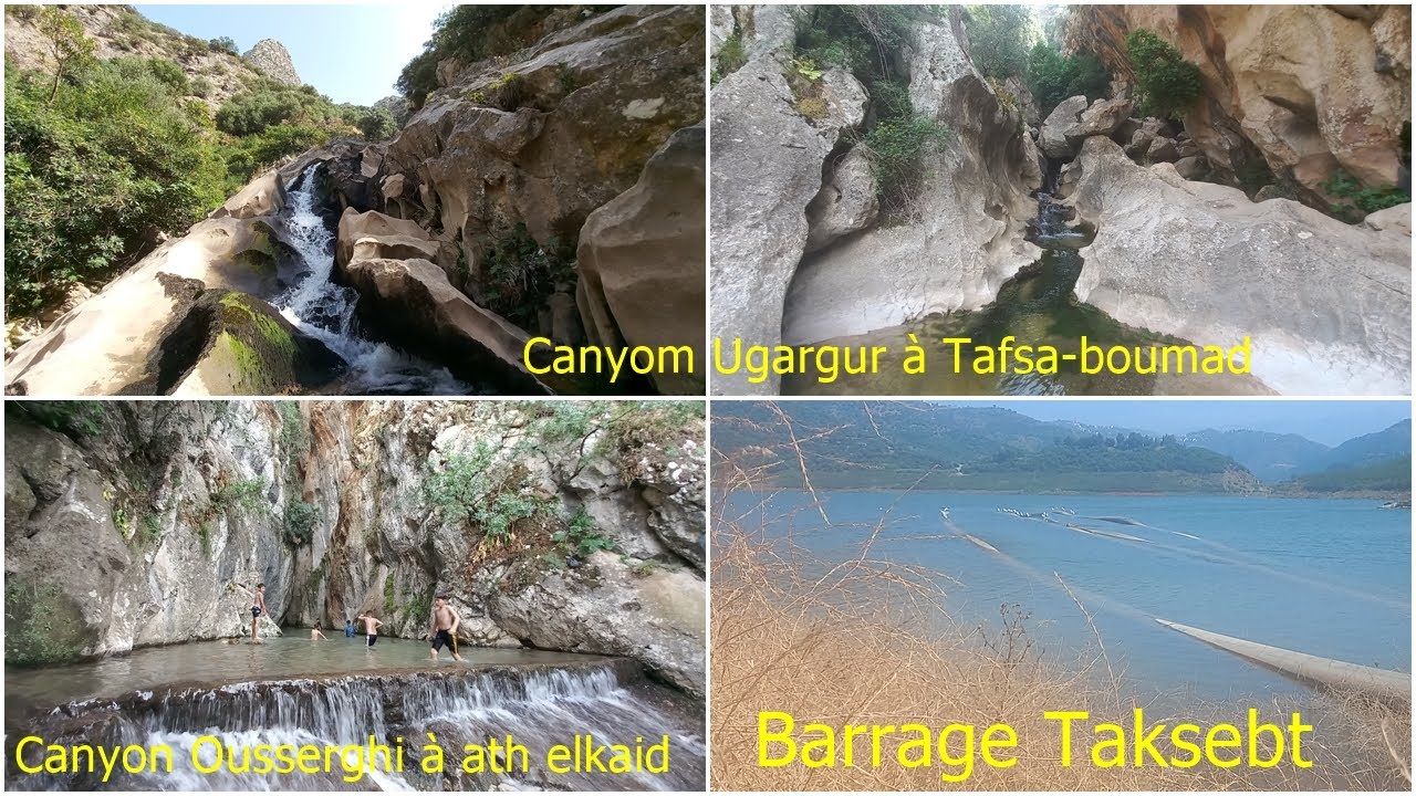 Chaleur en kabylie / Vu Sur Les Rivières De Djurdjura Qui se Jette Dans Le Barrage Taksebt
