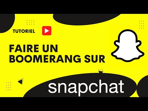 Comment faire un boomerang sur Snapchat