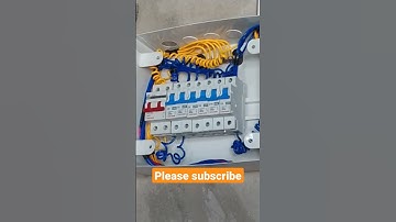 Db dressing/ mcb box conection fully knowledge#shorts #ak #treding #virul #short #ak electrical work
