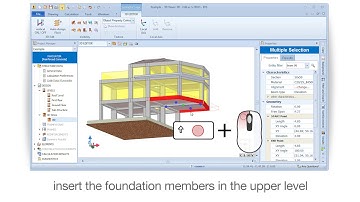 EdiLus Tutorial - Split level foundations: Case 2 - ACCA software