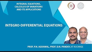 Integro-differential equations