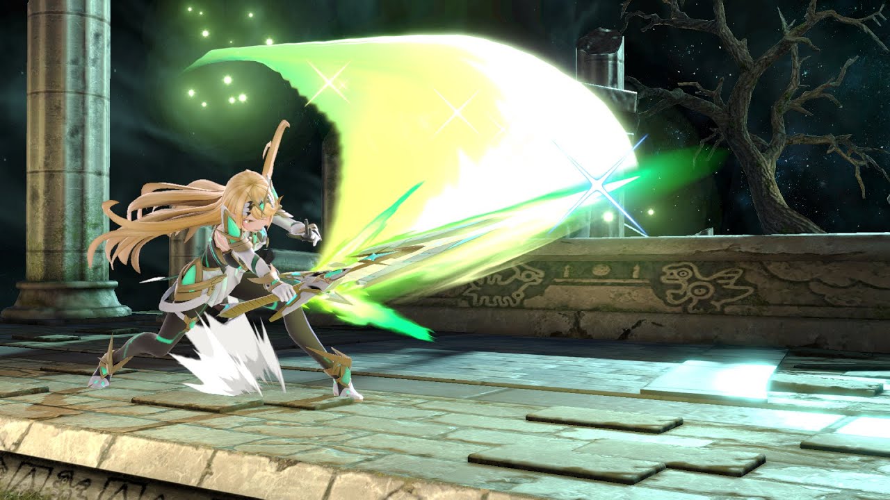 Mythra Tech Showcase - Sliding Lightning Buster (Cha-Cha Slide)