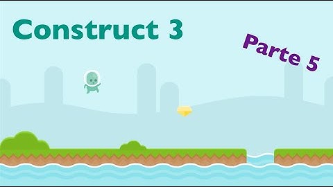 Tutorial Construct 3 - Jogo plataforma PARTE 5 - Coletando item e mostrando a pontuação na tela