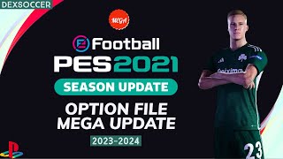 PES 2021 | OPTION FILE UPDATE 2023-2024