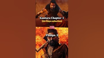 Kantara Chapter-1 vs Pushpa 2 Box office comparison 🔥#shorts#viral#trending#kantarachapter1#pushpa2