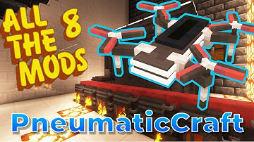 Drone Building 101: Crafting Your Own Flying Robots with Pneumatic Craft | All The Mods 8 SMP Ep. 13
