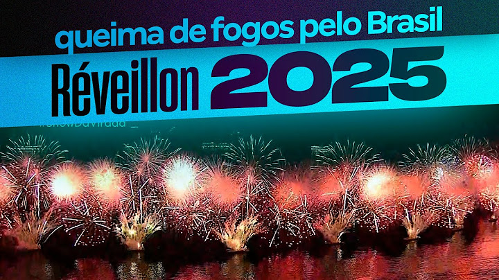 RÉVEILLON 2025: VIRADA DO ANO + QUEIMA DE FOGOS em Copacabana e pelo Brasil // TV Globo