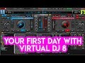 Capture de la vidéo Your First Day With Virtual Dj 8 - Tutorial For New Djs