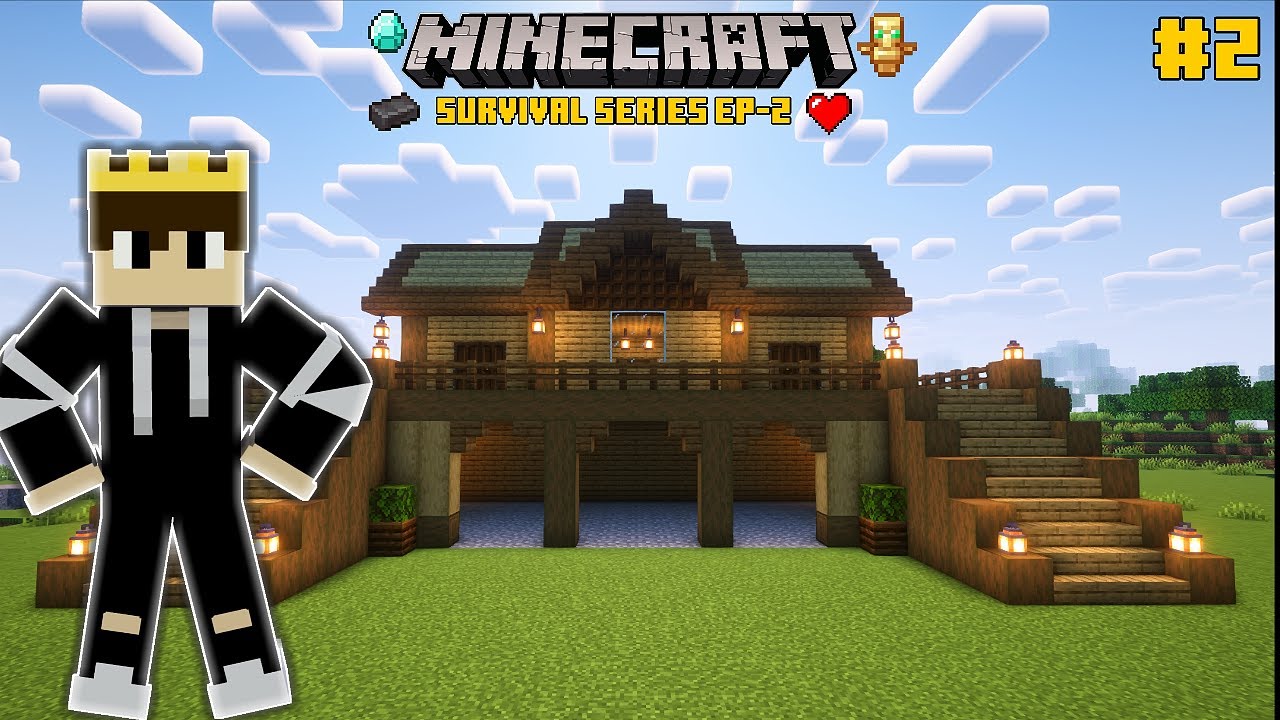 Minecraft survival series 1.20 in hindi ️ EP-2 MY NEW SURVIVAL HOUSE 🔥 ...