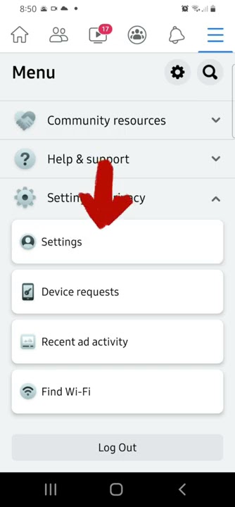 how to change language on facebook