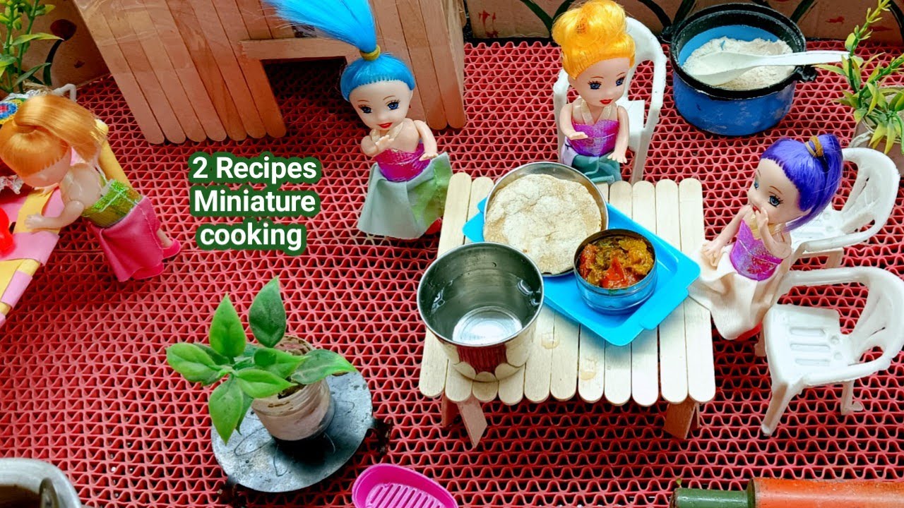 2 recipes in miniature kitchen miniature cooking videos, miniature food ...